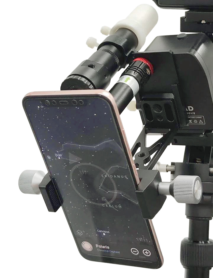 Mount Move Move Shoot Move Phone Mount for Polar Alignment on Nomad Star Tracker ...